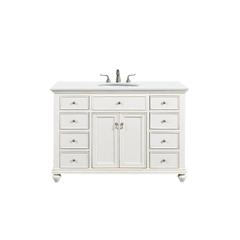 48 inch Single Bathroom vanity in Antique White