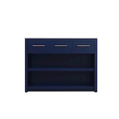 48 inch Kitchen Island in Blue