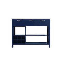 48 inch Kitchen Island in Blue