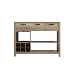 48 inch Kitchen Island in Natural Oak