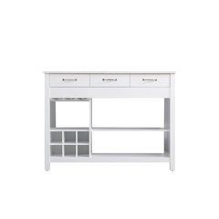 48 inch Kitchen Island in White