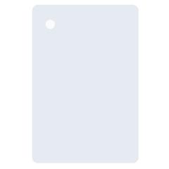 Mirror metal finish sample in Grey