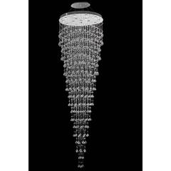 Galaxy 16 light Chrome Chandelier Clear Royal Cut Crystal