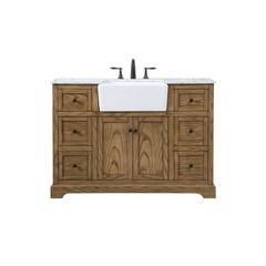 48 inch Single bathroom vanity in driftwood