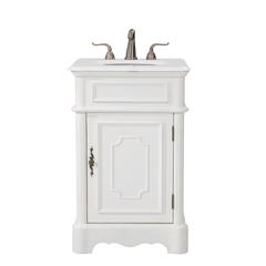 21 inch Single Bathroom vanity in Antique White