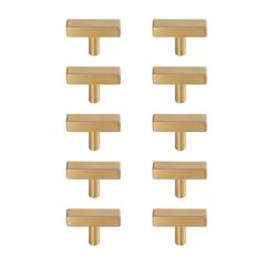 Dior Brass T Bar Pull Multipack (set of 10)