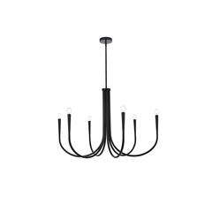 Layne 36 inch chandelier in Black