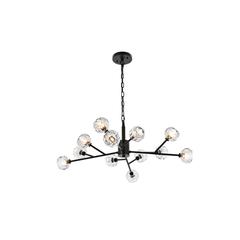 Graham 12 Light Pendant in Black