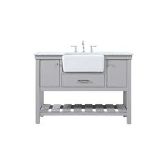 48 inch Single bathroom vanity in grey