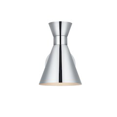 Halycon 6 Inch Wall Sconce in Chrome