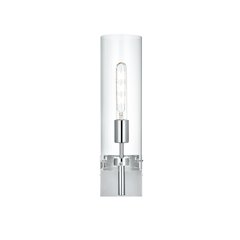 Savant 4.5 Inch Wall Sconce Clear Shade in Chrome