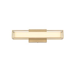 Aden 16 Inch Led Wall Sconce In Satin Gold