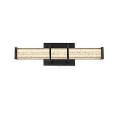 Ivaan 16 Inch Led Wall Sconce In Black