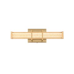 Ivaan 16 Inch Led Wall Sconce In Satin Gold