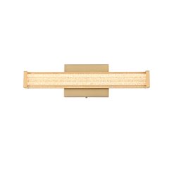 Jaxx 16 Inch Led Wall Sconce In Satin Gold