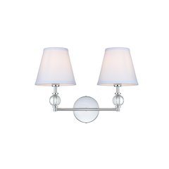 Bethany 17 inch Wall Sconce in Chrome