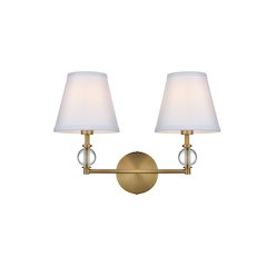 Bethany 17 inch Wall Sconce in Satin Gold