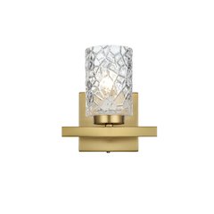 Cassie 7 inch Wall Sconce in Satin Gold
