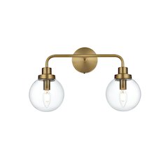 Hanson 19 inch Wall Sconce in Satin Gold