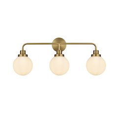 Hanson 28 inch Wall Sconce in Satin Gold