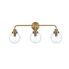 Hanson 28 inch Wall Sconce in Satin Gold