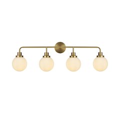 Hanson 37 inch Wall Sconce in Satin Gold