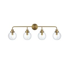 Hanson 37 inch Wall Sconce in Satin Gold