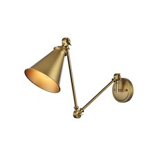 Vesa 6 inch Wall Sconce in Satin Gold