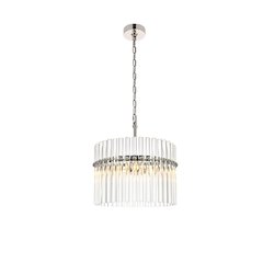 Paulina16 Inch Chandelier In Polished Nickel