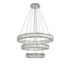 Monroe Integrated LED chip light Chrome Chandelier Clear Royal Cut Crystal