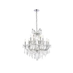 Maria Theresa 13 light Chrome Chandelier Clear Royal Cut Crystal