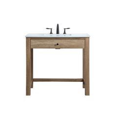 36 Inch ADA Compliant Bathroom Vanity In Natural Oak