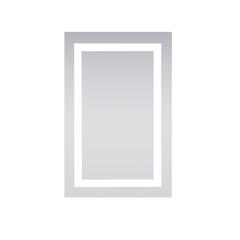 LED Hardwired Mirror Rectangle W20H30 Dimmable 5000K
