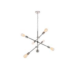 Axel 6 Lights polished Nickel Pendant