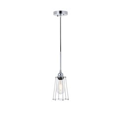 Auspice 1 Light Chrome Pendant