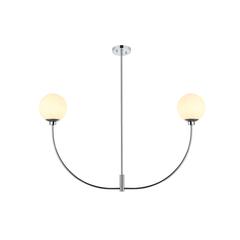 Nyomi 42 inch chandelier in Chrome