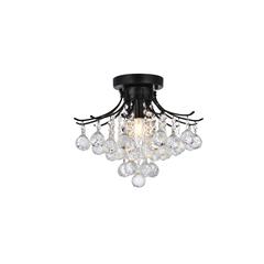 Toureg 16 inch black flush mount