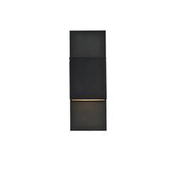 Raine Integrated LED wall sconce  in black