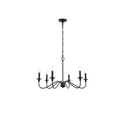 Rohan 30 inch chandelier in matte black
