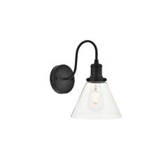Histoire 1 light black Wall Sconce