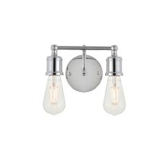 Serif 2 light chrome Wall Sconce