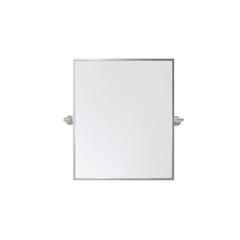 Rectangle Pivot Mirror 24X20 Inch In Silver
