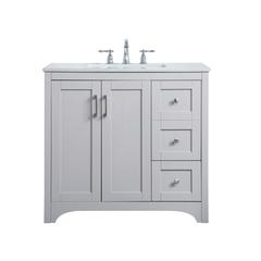 36 inch Single Bathroom Vanity in Grey