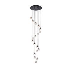 Eren 18 lights Black pendant