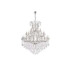 Maria Theresa 49 light Chrome Chandelier Clear Royal Cut Crystal