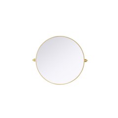 Amoura 30X30 Pivot Mirror In Brass