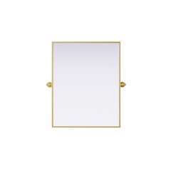 Amoura 24X30 Pivot Mirror In Brass