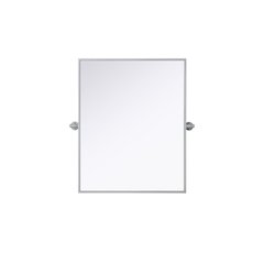 Amoura 24X30 Pivot Mirror In Silver