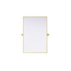 Amoura 24X36 Pivot Mirror In Brass