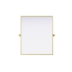 Amoura 30X36 Pivot Mirror In Brass